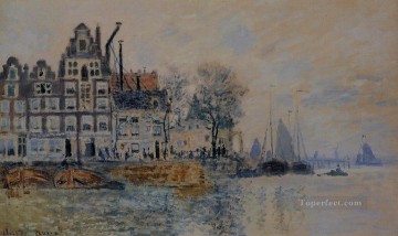 Vista de Ámsterdam Claude Monet Pinturas al óleo